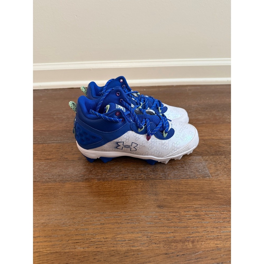 NWT Under Armour Bryce Harper 8 Mid RM JR Cleats - Picture 5 of 7